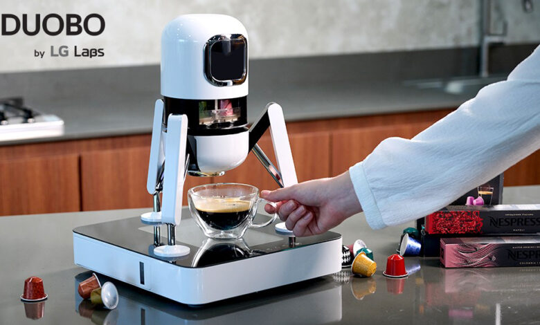 LG presenta la nueva cafetera DUOBO