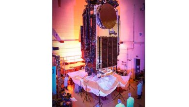 El satélite JUPITER 3 de Hughes llega a Cabo Cañaveral para su lanzamiento