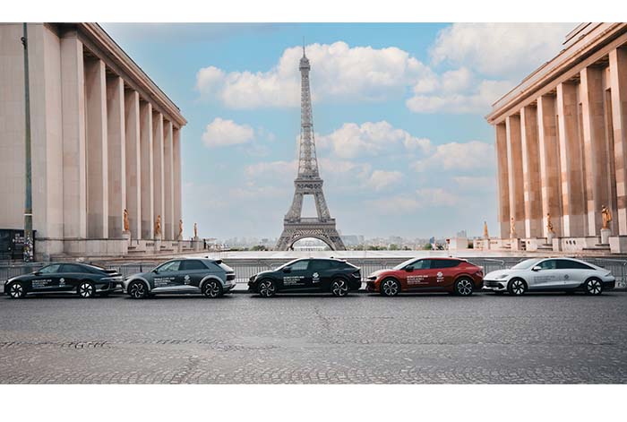 Hyundai Motor Group apoya la candidatura de Busan a la Expo 2030 con una flota de vehículos eléctricos de la marca “Busan” en París