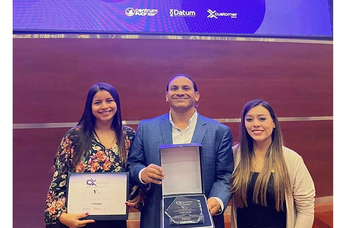 Limagas ocupa primer lugar en categoría de gas del Ranking CX Index 2023
