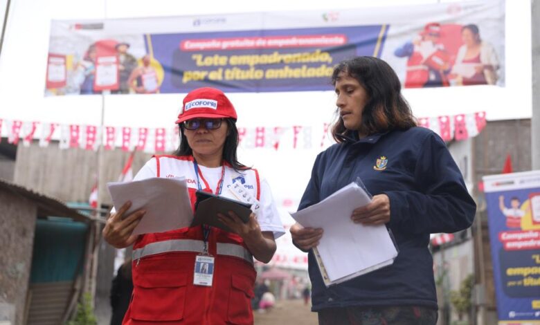 Cofopri impulsa campaña gratuita: “Lote empadronado, por el título anhelado” en regiones de Lambayeque, La libertad y Ancash