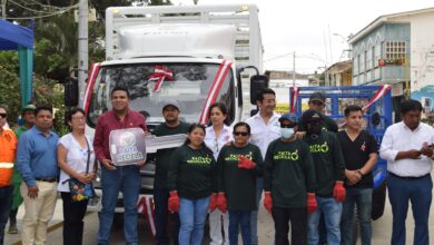 USAID dona vehículos para reciclaje en el marco del Programa Ciudades Limpias, Océano Azul