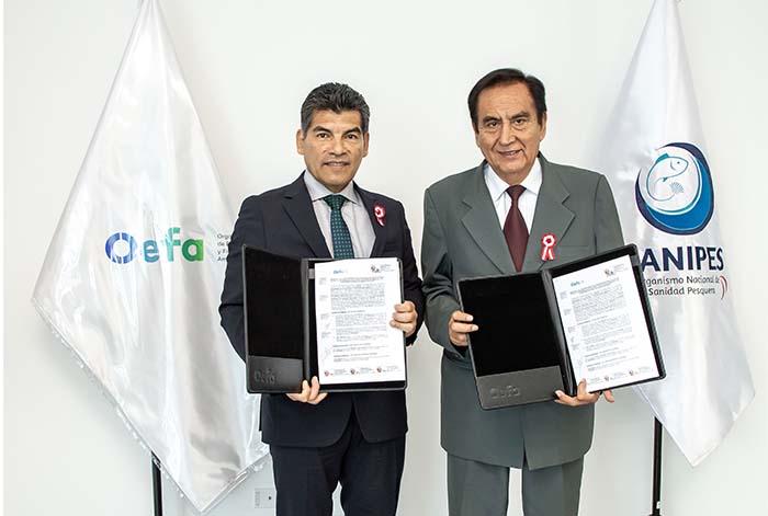 Sanipes y Oefa unen esfuerzos en beneficio de la pesca y acuicultura