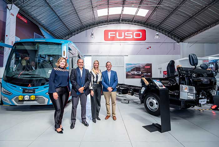 Lanzamiento del nuevo bus MF100 Euro V de FUSO con mayor seguridad, torque y potencia