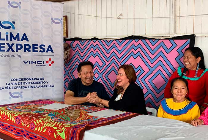 lima expresa firma convenio para promover la cultura y desarrollo social de la localidad shipibo-konibo de cantagallo