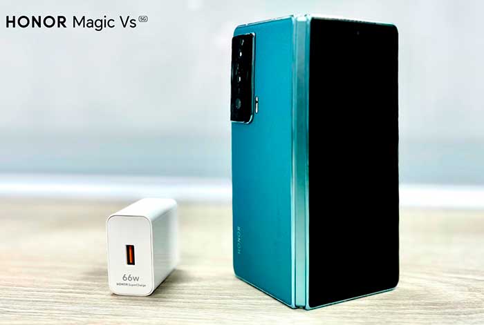HONOR Magic Vs: Batería duradera y cargador super rápido incluido en el empaque