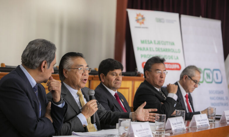 SNI promueve instalación de mesa ejecutiva por la industrialización de Arequipa y la generación de empleo formal