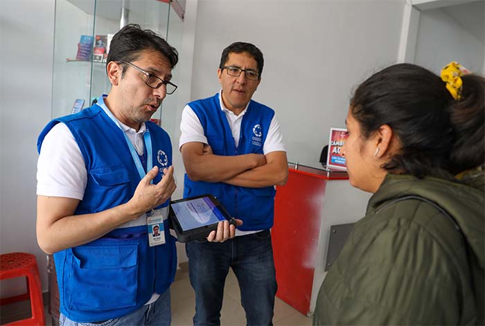 Reposición de chip móvil y facturación son los temas más consultados por usuarios en monitoreos presenciales del OSIPTEL a empresas operadoras