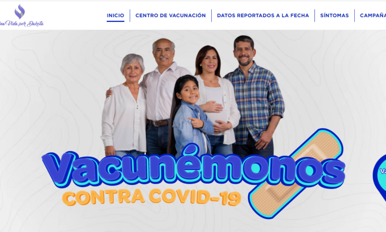 Lanzan plataforma virtual para que peruanos ubiquen su centro de vacunación contra el Covid-19