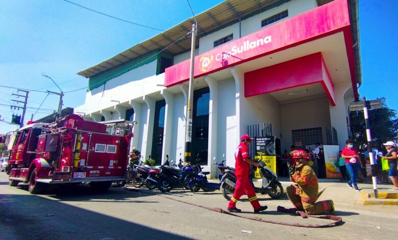 Con normalidad se desarrolló simulacro de incendio en Talara: Organizado por Caja Sullana