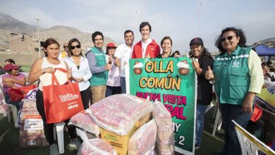 Más de 7,200 vecinos de Manchay se beneficiarán con la entrega de alimentos a 84 ollas comunes
