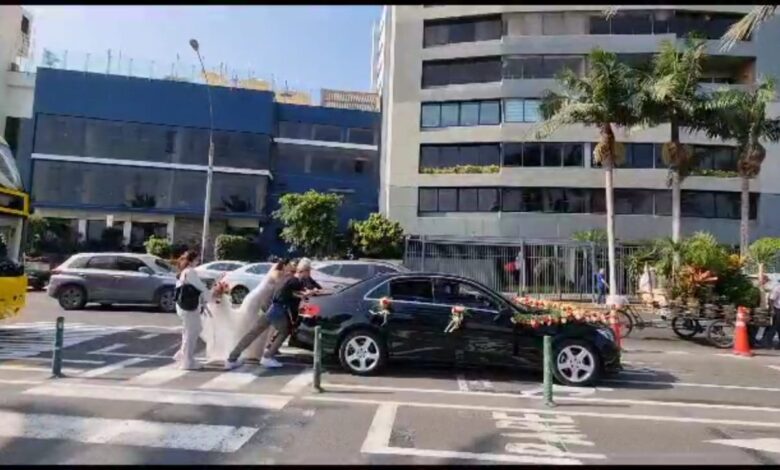 Novia varada: RIMAC concientizó sobre la importancia de contar con un seguro vehicular con peculiar acción