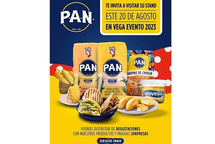 La marca P.A.N. estará presente en la Feria “Vega Evento”