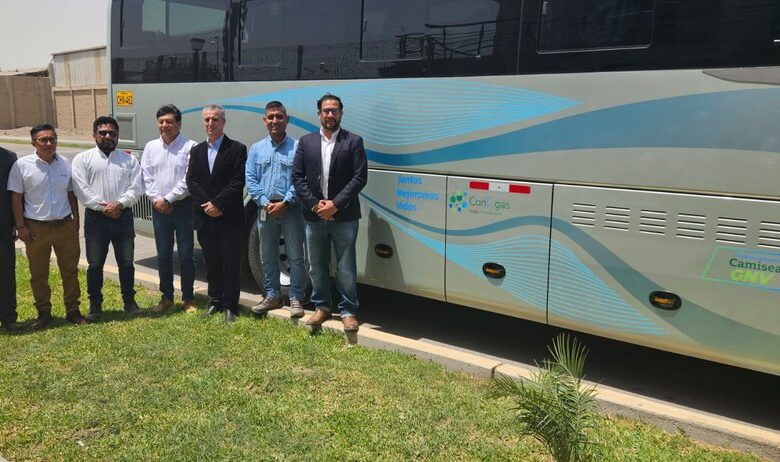 Pisco: Entregan primer bus a GNV financiado a través del Consorcio Camisea