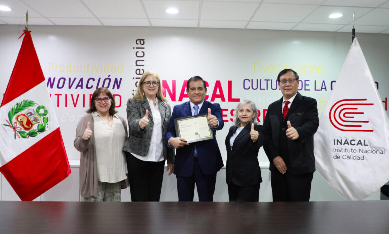INACAL RECIBE RECONOCIMIENTO DE ASTM INTERNATIONAL POR PROMOVER LA CALIDAD EN LOS PRODUCTOS Y SERVICIOS DEL PAÍS