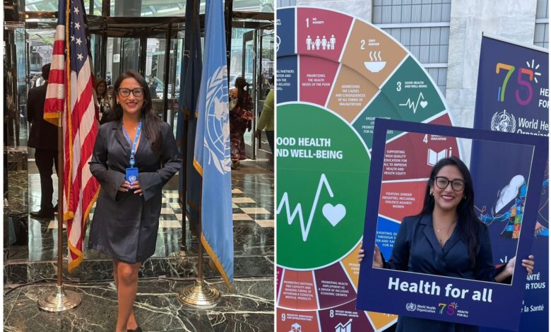 Activista peruana presente en evento internacional de la ONU sobre cobertura universal para enfermedades raras