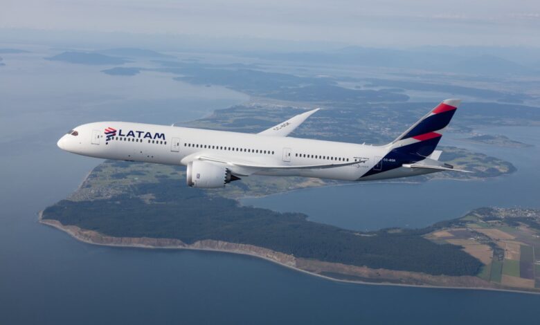 Pasajeros transportados por el Grupo LATAM a destinos internacionales crecieron 44% en agosto de este año
