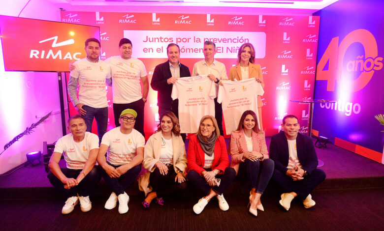 Latina y Rimac lanzan campaña "Juntos por la prevención en el fenomeno del niño”