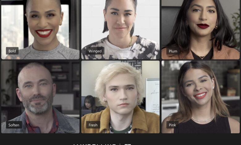 Maybelline New York pinta el ambiente laboral con su nuevo maquillaje virtual en Microsoft Teams