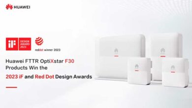 Los productos FTTR OptiXstar F30 de Huawei ganan los premios de diseño iF y Red Dot 2023