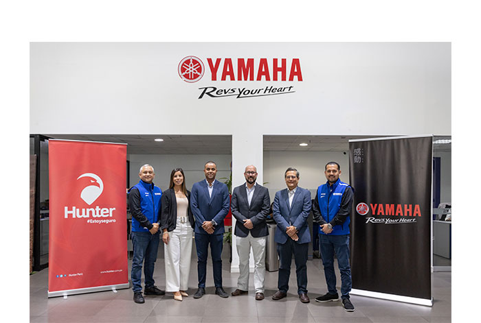 Yo elijo Yamaha, yo elijo seguridad: Yamaha Motor del Perú Y Hunter Perú concretan convenio