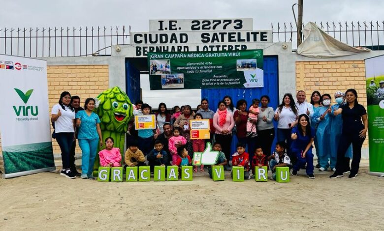 Virú S. A. beneficia a más de 1300 familias con Campaña Médica Gratuita en La Libertad, Ica y San Martín