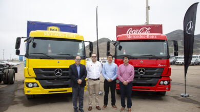 Divemotor, comercializador de camiones Mercedes-Benz, entrega una flota de 99 camiones a Arca Continental en Perú