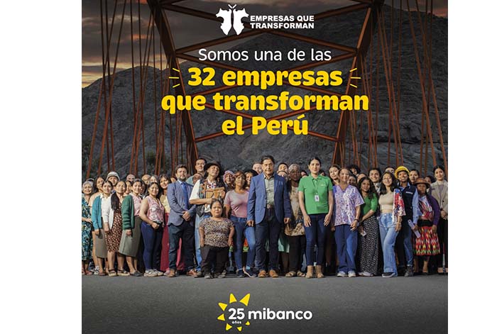 Mibanco es reconocida por segundo año consecutivo como Empresa que Transforma el Perú 2023