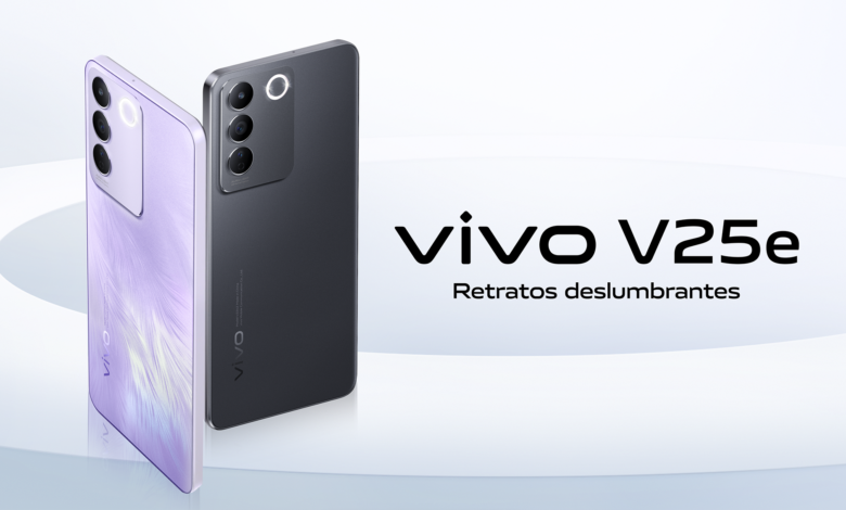 vivo presenta el nuevo V25e, el único smartphone con un aro de luz incorporado