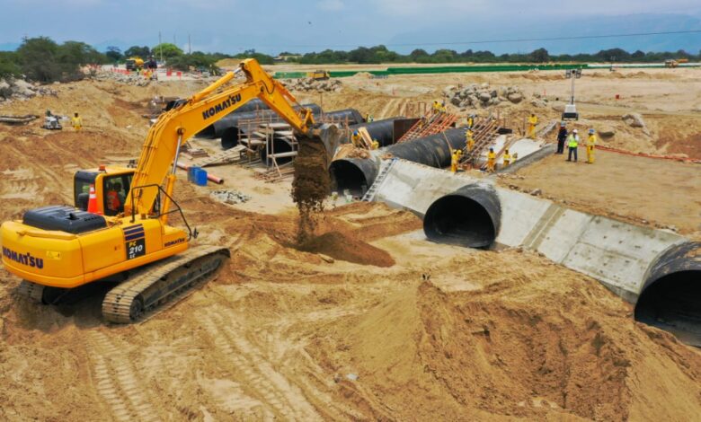 MTC: Obras en el badén Querpón tienen un 50% de avance