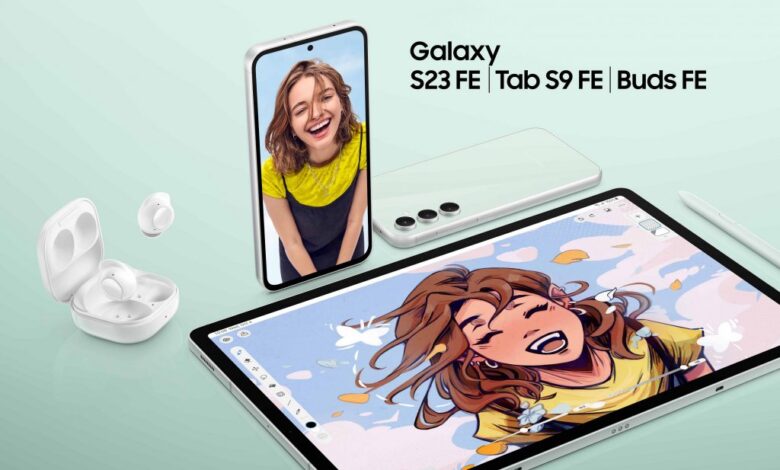 Los nuevos Samsung Galaxy S23 FE, Galaxy Tab S9 FE y Galaxy Buds FE ofrecen características destacadas a más usuarios