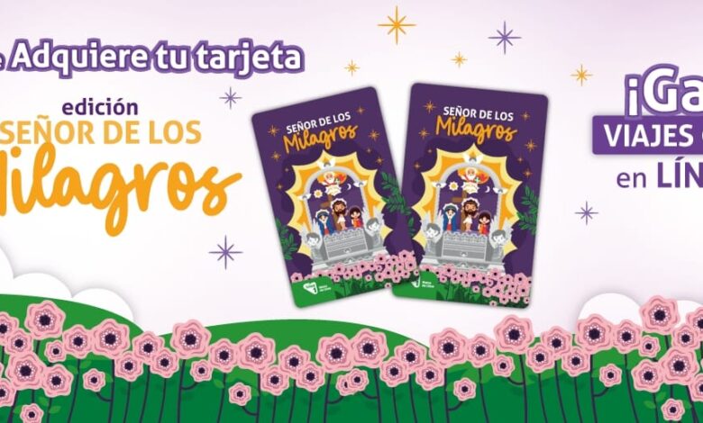 Mes Morado: Línea 1 lanza nuevo diseño de tarjetas conmemorando al Señor de los Milagros