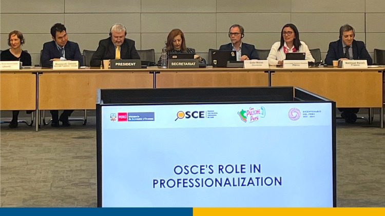 OSCE participó en la "Semana de las Compras Públicas 2023" de la Organización para la Cooperación y el Desarrollo Económico (OCDE)