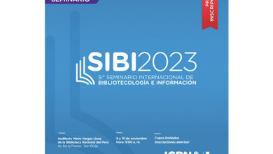 ICPNA realizará IX Seminario Internacional de Bibliotecología e Información – SIBI 2023