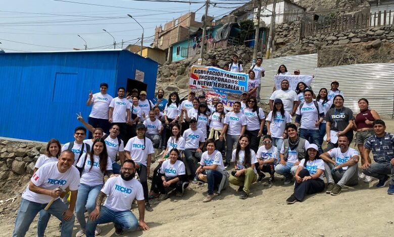 Voluntariado de BanBif y TECHO construyen sede comunitaria en beneficio de 200 personas en San Juan de Lurigancho