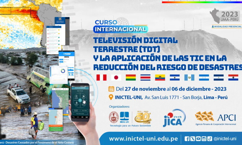 Expertos de Latinoamérica serán capacitados sobre uso de las TIC en la gestión de riesgo de desastres