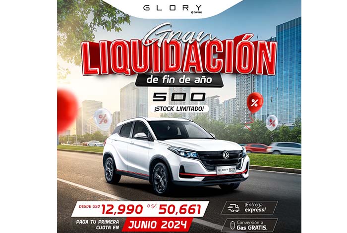 Gran liquidación del año en DFSK Glory con precios inigualables