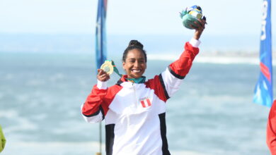 Orgullo peruano: La surfista peruana Mafer Reyes ganó una medalla de oro en los Panamericanos 2023