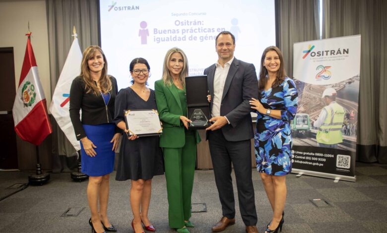 Ositrán premia a empresas por sus buenas prácticas en igualdad de género