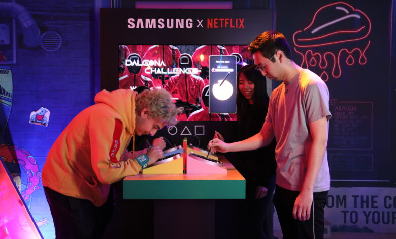 Samsung y Netflix se unen para dar vida al universo de 'El juego del calamar' en una experiencia inmersiva en vivo
