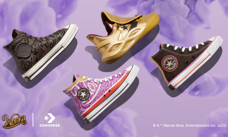De la fábrica de Wonka a tus pies: Converse lanza edición limitada inspirada en la película y su mundo mágico.