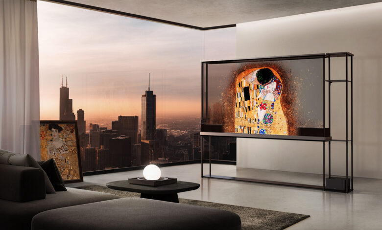 LG lanza el primer televisor OLED transparente e inalámbrico del mundo