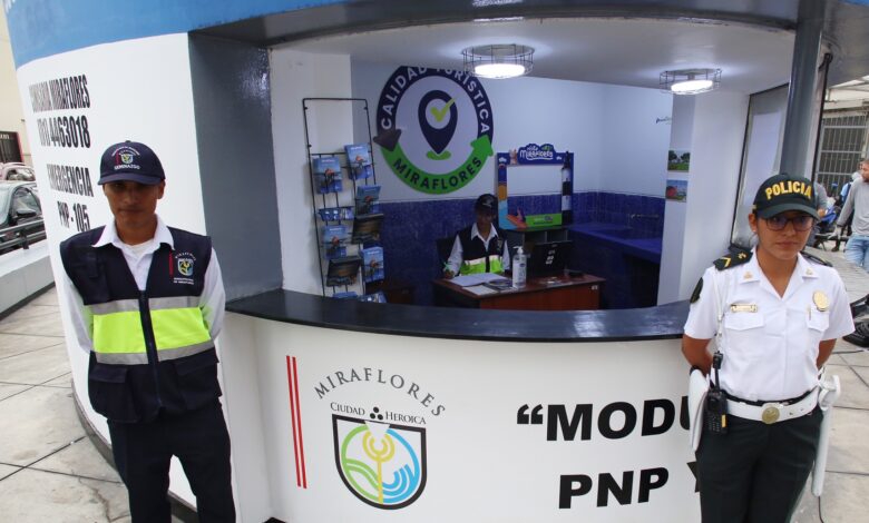 Miraflores presenta nuevo módulo de seguridad ciudadana que será la base del equipo de serenos bilingües