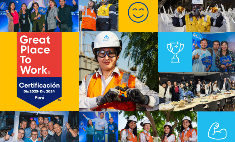 Corporación Aceros Arequipa vuelve a obtener la Certificación Great Place To Work™