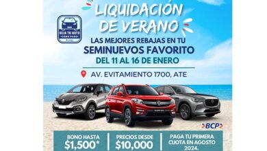 Autopia lanza su primera liquidación relámpago del año de autos seminuevos hasta el 16 de enero