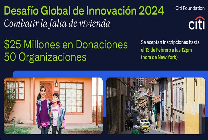 Fundación Citi convoca a organizaciones sin fines de lucro para combatir la falta de vivienda
