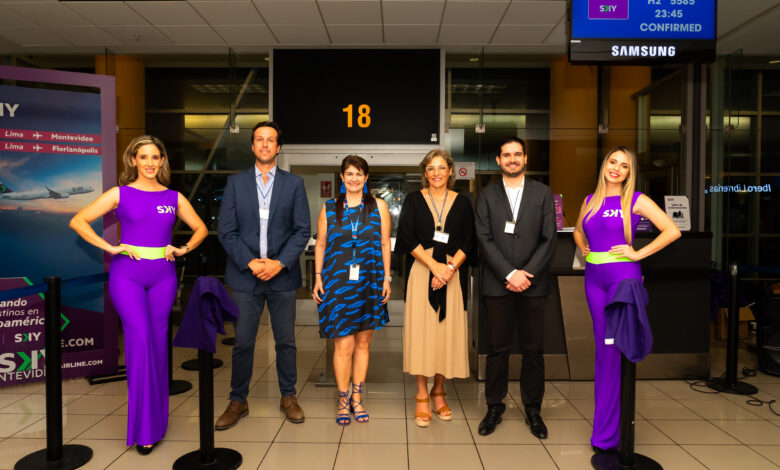 SKY inaugura nueva ruta entre Lima y Montevideo