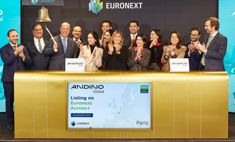 Andino Global ingresó a cotizar a Euronext