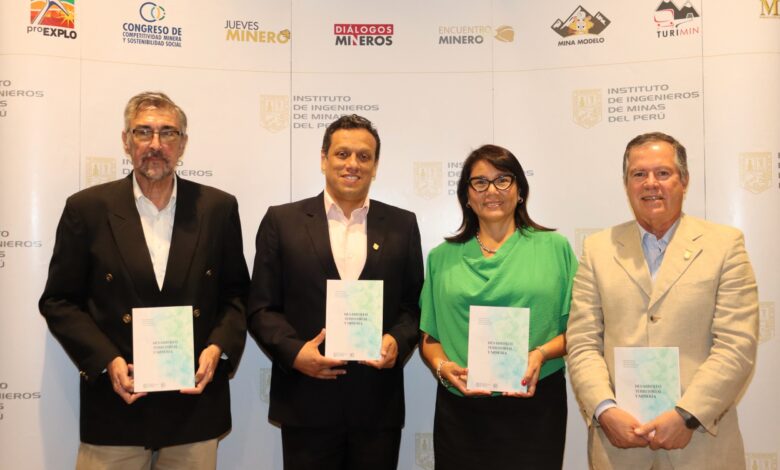 “Desarrollo Territorial y Minería”: Libro del IIMP propone políticas públicas para un desarrollo integral en el país