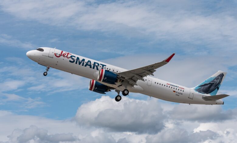 JetSMART es reconocida como la aerolínea con la flota de aviones más nueva de Sudamérica